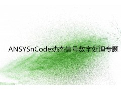 ANSYS nCode动态信号数字处理专题