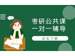 温州考研公共课一对一辅导课程