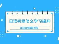 珠海日语初级怎么学习提升