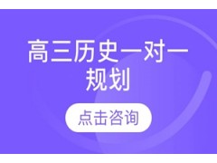 广州高三历史一对一规划